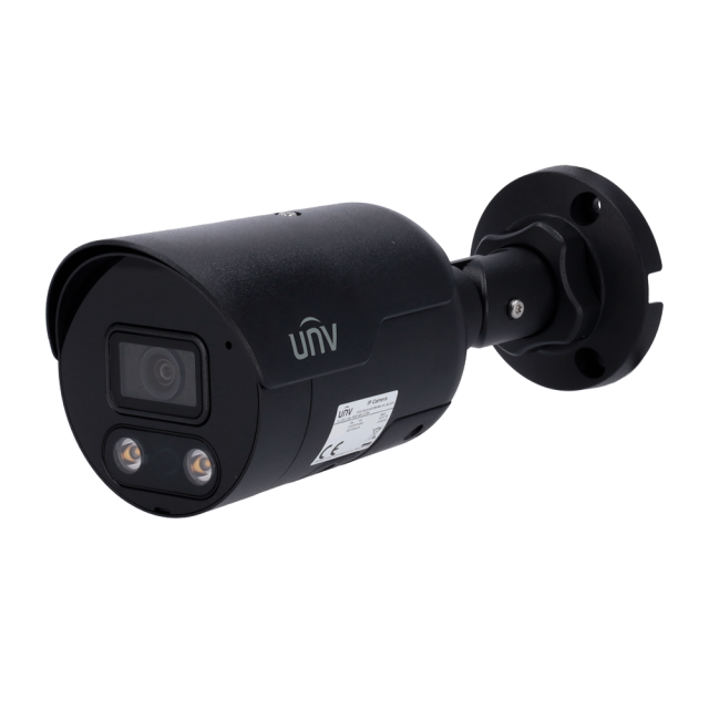 UNV IP-camera 4 Megapixel zwarte kleur - UV-IPC2124LE-ADF28KMC-WL-BLACK