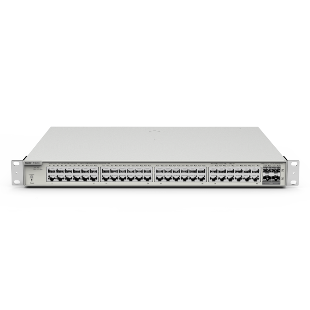 Reyee 48 poorts PoE switch met 4 SFP uplink poorten