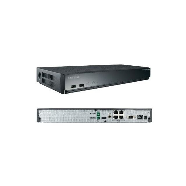 Samsung iPolis SRN-473S ip recorder 4x PoE poorten tot 8mp opname