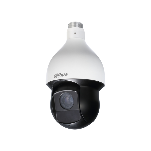 Dahua ip poe high speed dome ptz camera, draait 400 graden p/s, varifocale lens, 30x zoom, sd opslag, infrarood 150m, audio, alarm