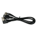 Coaxiale 0,60m kabel RG59 met 2 haakse BNC connector