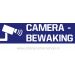 Camerabewaking sticker 10x4cm