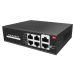 Switch met 4 PoE poorten en 2 up-link poorten