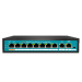 OEM PoE switch 8 poorten en 2 GIGA Uplink poorten