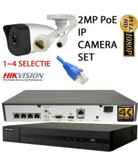 Hikvision ip set stroom en beeld via 1 cat5 kabel