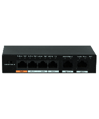 Dahua OEM PoE switch 4 poorten en 2 uplink poorten