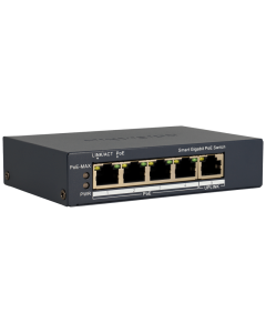 Hikvision cloud gigabit switch met 4 poe poorten beheren