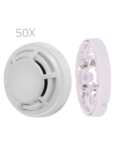 Kit 50 thermische detectoren en DMTech-basissen - 50XKIT-DMT-HEAT
