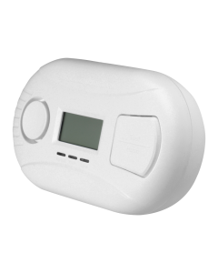 Koolmonoxide detector van x-sense met meting op LCD scherm