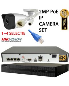 Hikvision ip set stroom en beeld via 1 cat5 kabel