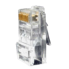 RJ45 krimp connector voor cat6 netwerkkabel