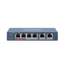 HIKVISION POE Switch 4 POE-poorten + 2 niet-POE-poorten DS-3E0106HP-E