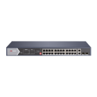 Switch 24 POE-poorten HIKVISION Gigabith + 2 Gigabith + 2 Vezels - POE-budget: 370W DS-3E0528HP-E