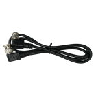 Coaxiale 0,60m kabel RG59 met 2 haakse BNC connector