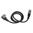 Coaxiale 0,60m kabel RG59 met 1 haakse BNC connector