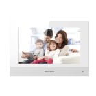 Hikvision witte IP video intercom binnen monitor 7 inch touchscreen met PoE en WiFi