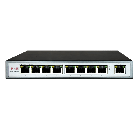 OEM PoE switch 8 poorten waarvan 4 PoE en 1 Uplink poort RJ45